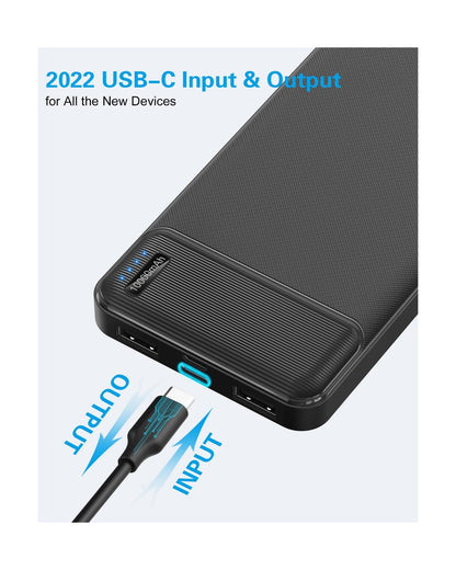 Asperx 2-Pack 10000Mah USB C Output Portable Charger Power Bank Fast Charging...