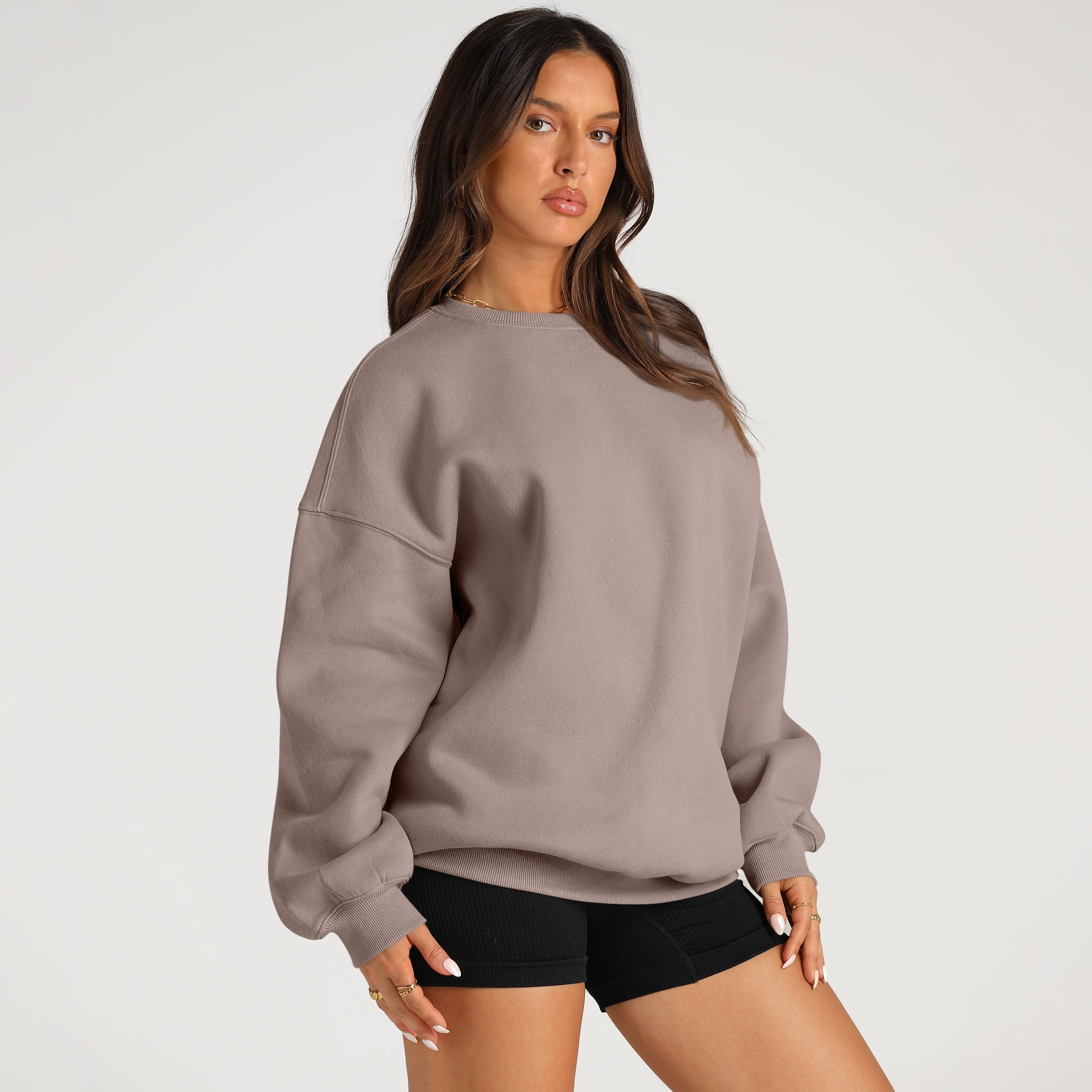 Chic & Cozy Oversized Crewneck Sweatshirts for Women - Y2K Hoodies & Casual Fall Fashion Pullover Sweaters