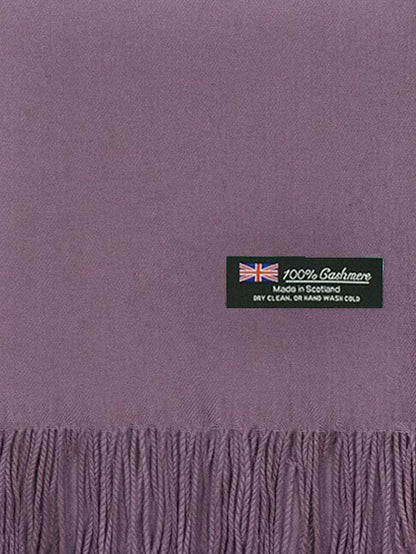 Mens Womens Oversize 100% Cashmere Scotland Wool Blanket Shawl Wrap Solid Scarf