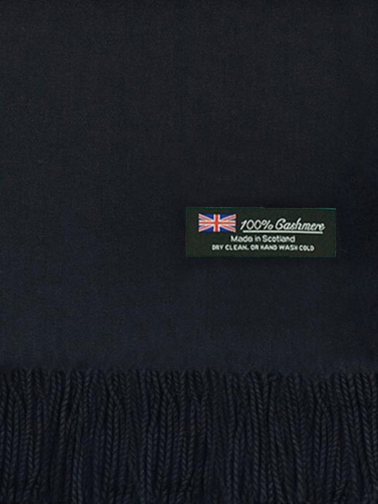 Mens Womens Oversize 100% Cashmere Scotland Wool Blanket Shawl Wrap Solid Scarf
