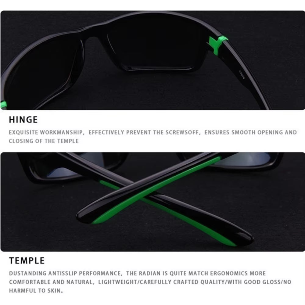 New Trendy Polarized Eyeglasses Outdoor Sports Driving Male Female Sunglasses Protective Googles Lenes Sun Glasses UV400 Eyewear