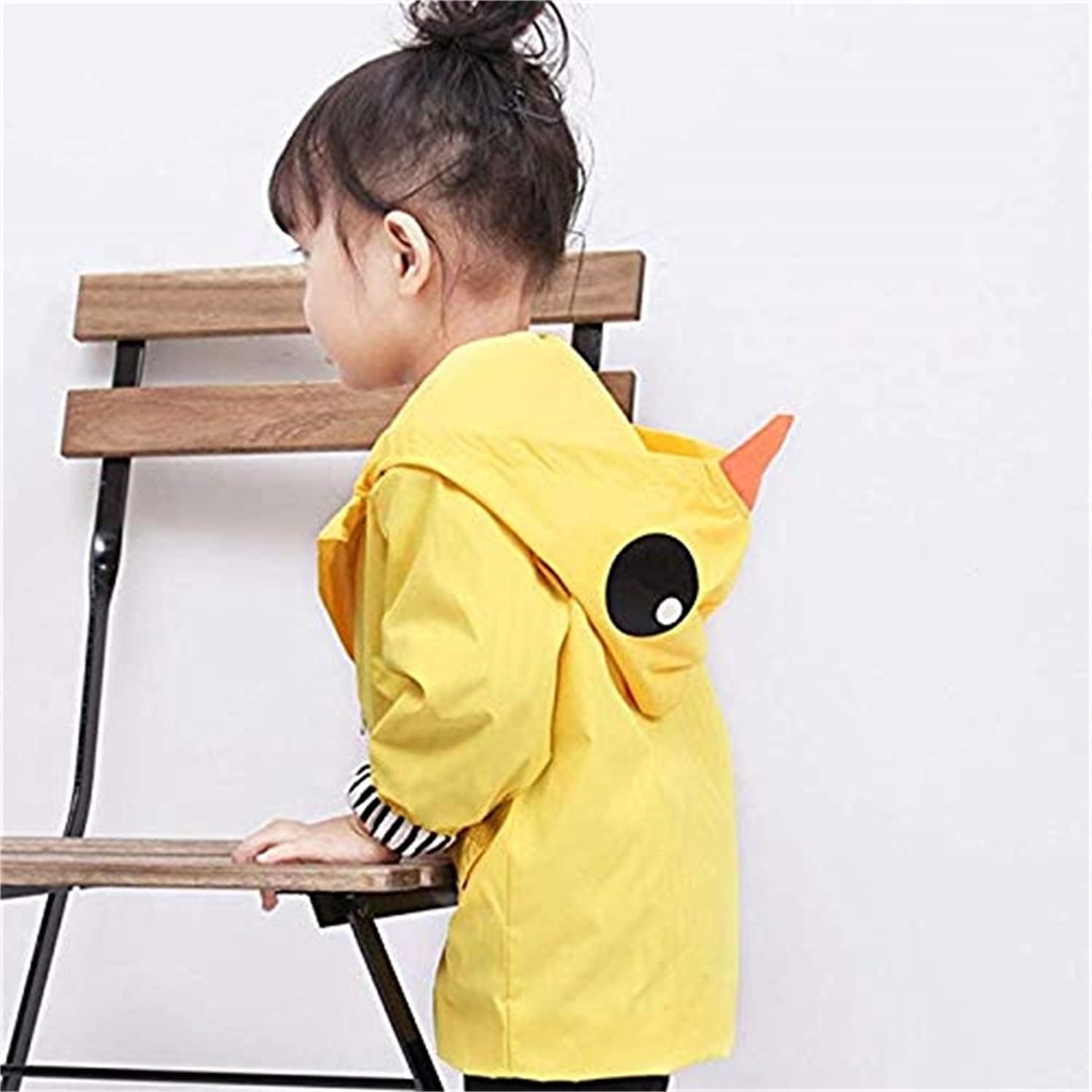 Toddler Duck Rain Jacket - Cute Cartoon Animal Hoodie for Boys and Girls, Ideal for Fall and Winter School Outfits