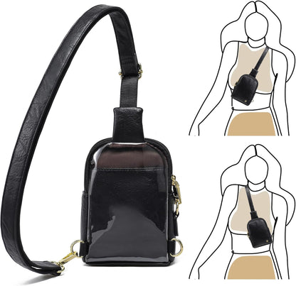 Women's Sling Bag with Touchscreen - Compact Crossbody Cell Phone Purse and Fanny Pack