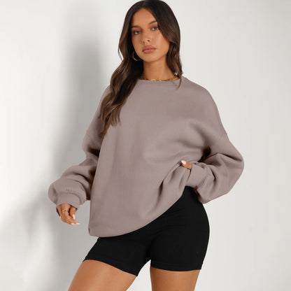 Chic & Cozy Oversized Crewneck Sweatshirts for Women - Y2K Hoodies & Casual Fall Fashion Pullover Sweaters