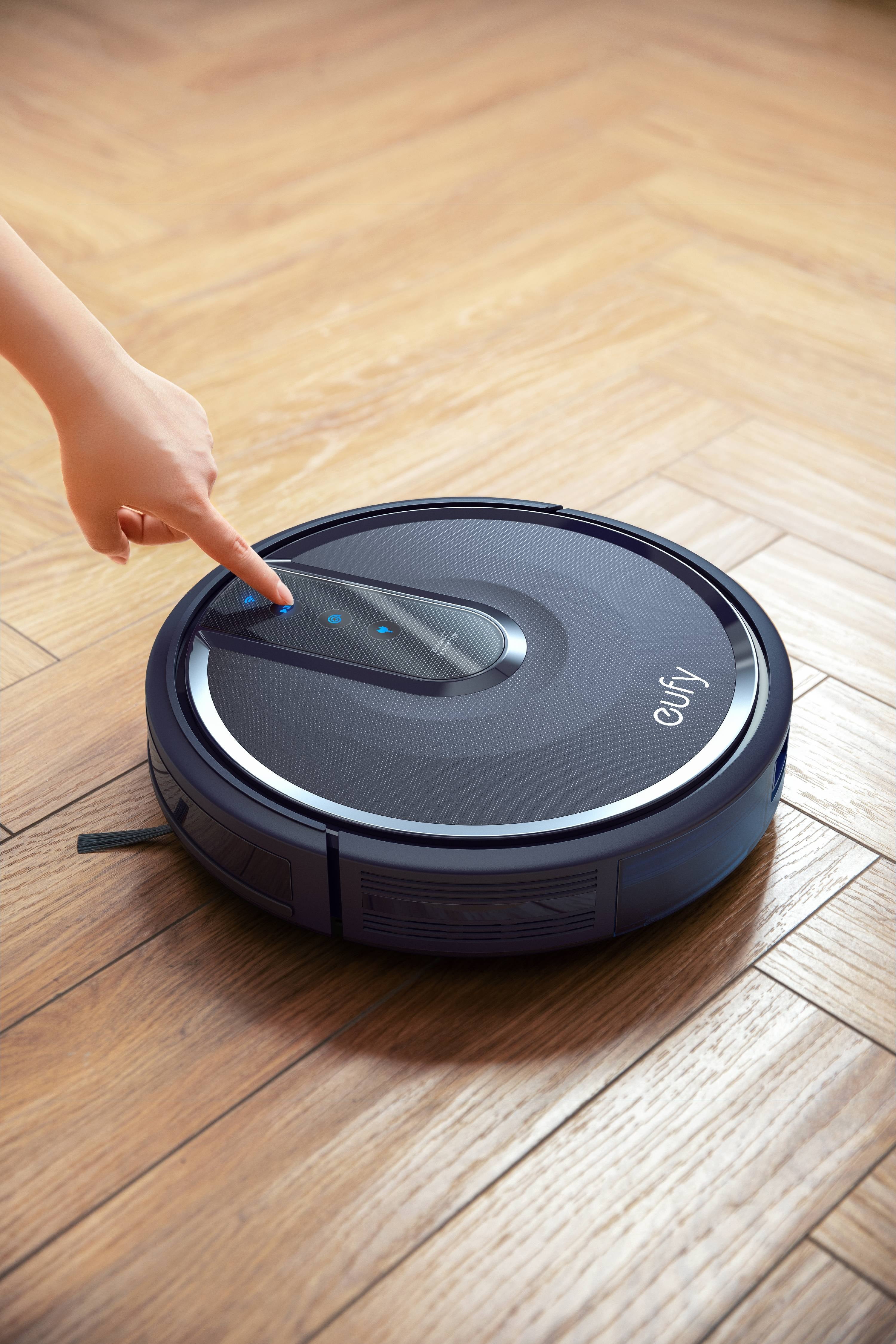 25C Wi-Fi Robot Vacuum - Ultra Quiet, Slim Design, Perfect for Pet Hair Removal!