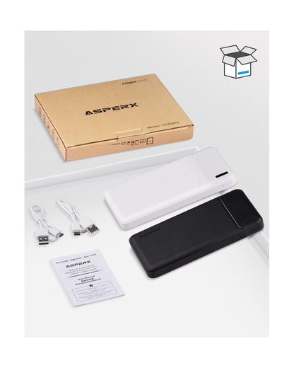 Asperx 2-Pack 10000Mah USB C Output Portable Charger Power Bank Fast Charging...