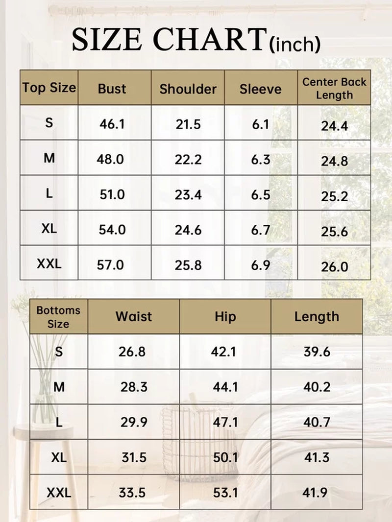 Luxurious  Women's Silk Satin Pajama Set - Short Sleeve Shirt & Long Pants - Soft Sleepwear Loungewear in Caramel, Sizes S-XXL