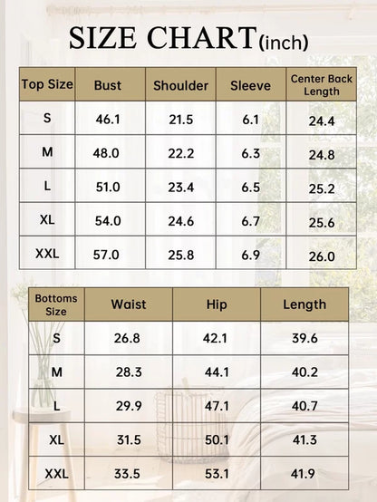 Luxurious  Women's Silk Satin Pajama Set - Short Sleeve Shirt & Long Pants - Soft Sleepwear Loungewear in Caramel, Sizes S-XXL