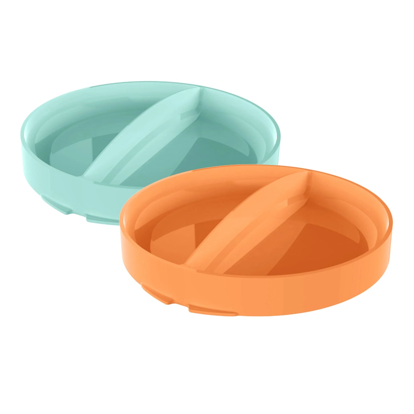 Deluxe Learn-To-Dine Feeding Seat - Perfect for Ages 6 Months to 3 Years in Vibrant Orange and Teal