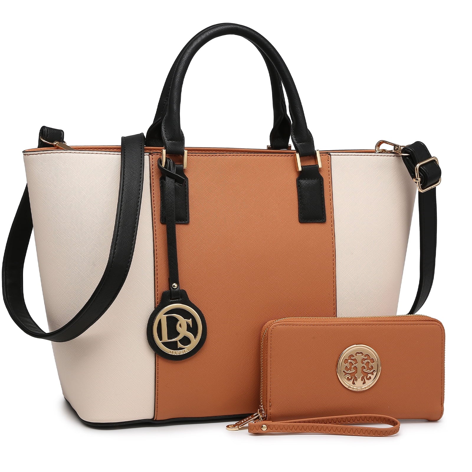 Women's Stylish Large Tote Shoulder Bag - Versatile Satchel for Work and Everyday Use