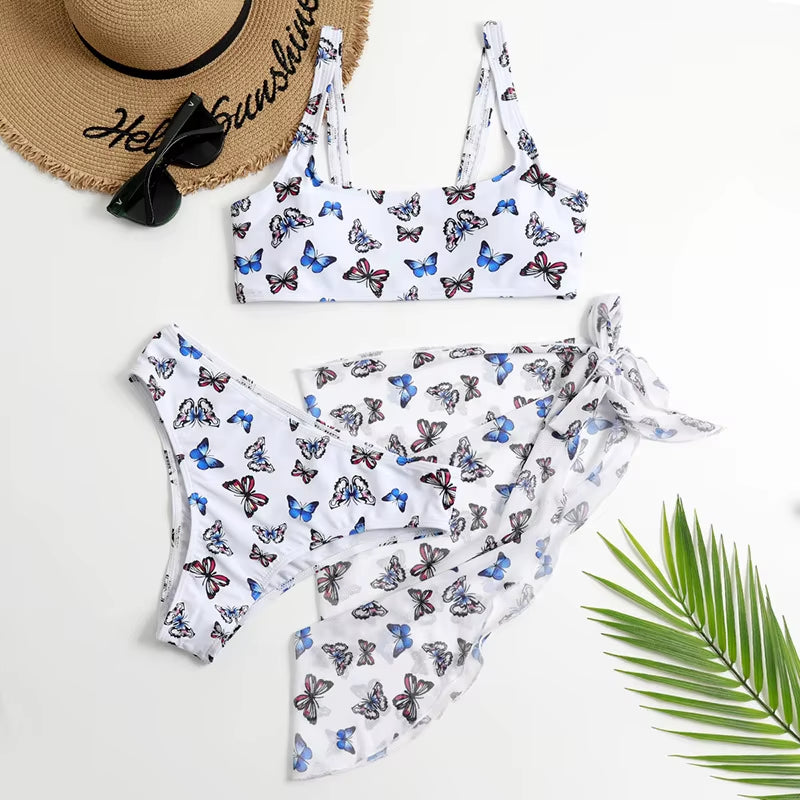 Sexy Marble Print Bikini 2021 Women Push up Bra Underwire 3 Piece Swimsuit Brazilian Beach Bathing Suit Swimwear Swimming Suits