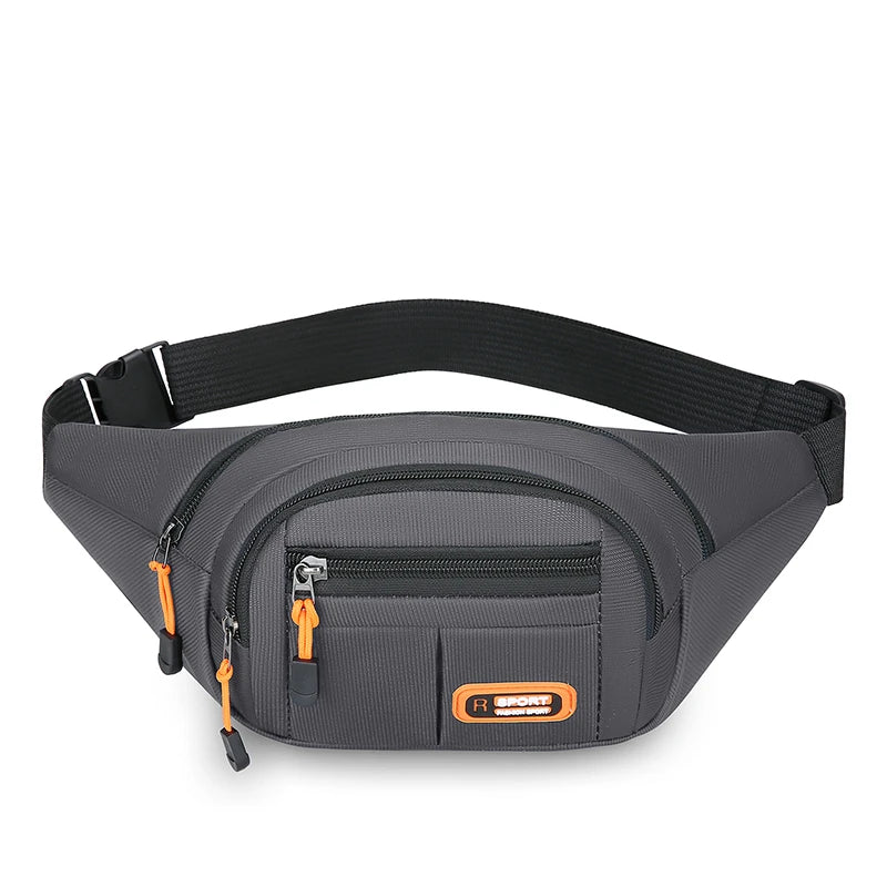 Versatile Mobile Waist Bag for Men & Women - Large Capacity, Splash-Proof, Durable for Business & Construction Use