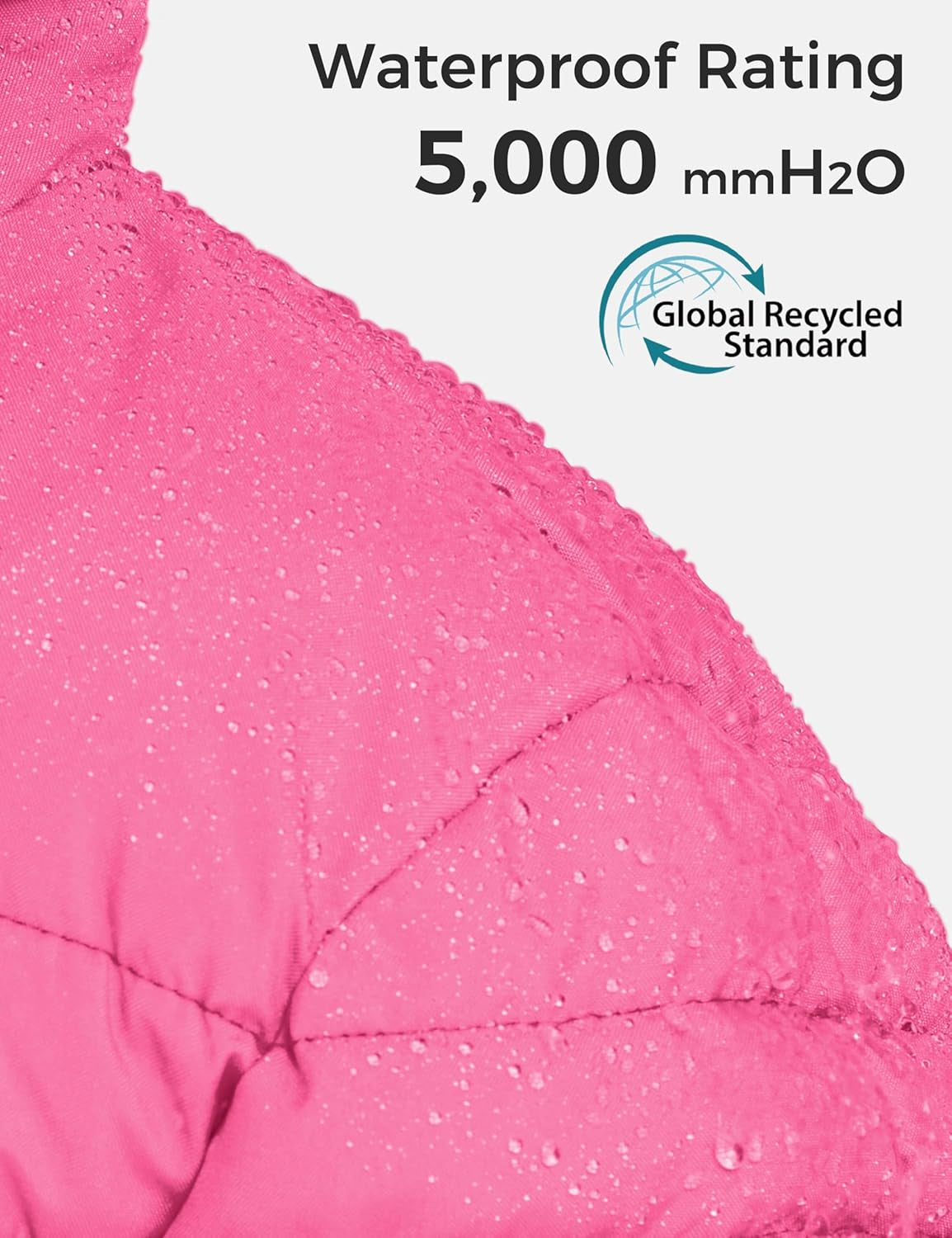 Girls' Waterproof Long Winter Parka Puffer Jacket