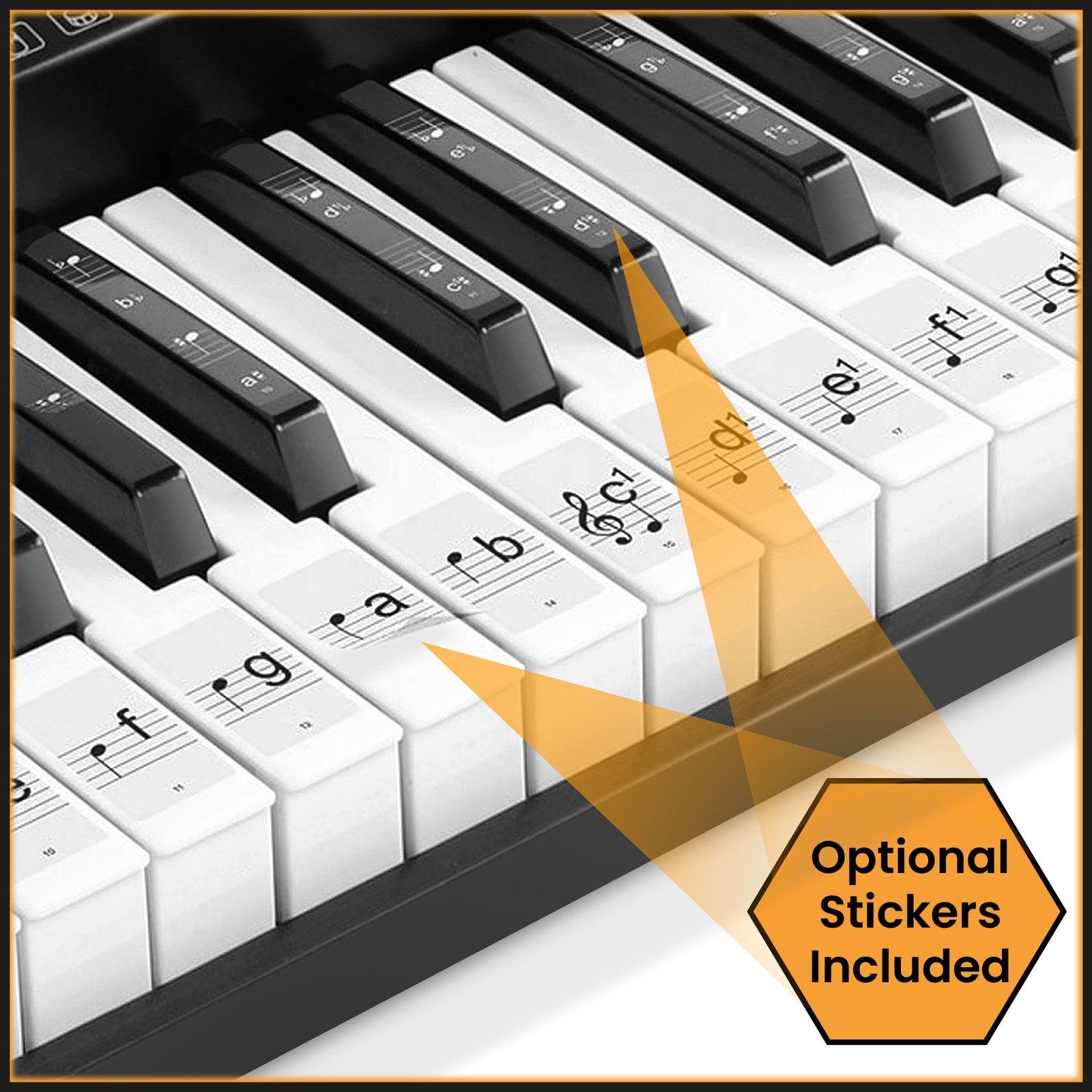 61 Key Electronic Keyboard Piano W/ Stand, Bench & Headphones, Set for Beginners